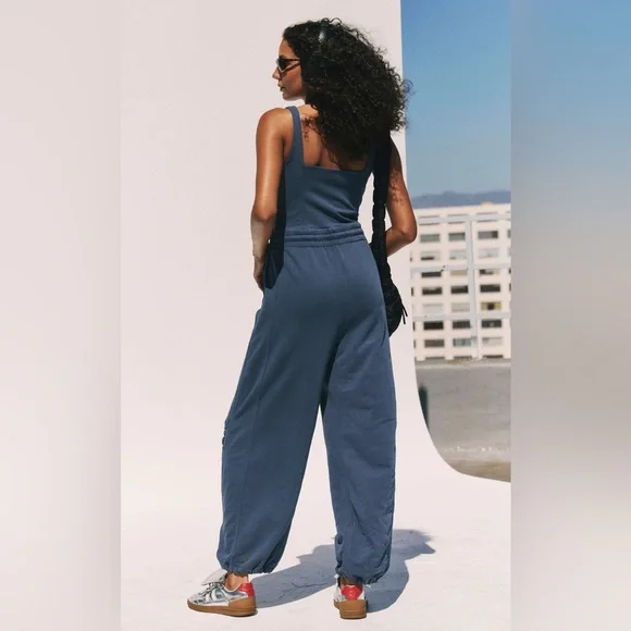 🆕 FP Movement by Free People Skyline Blue Inbound Onesie - Picture 9 of 10